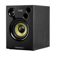 Hercules - DJ Monitor 42 - 2 x 20 watts RMS Active Monitoring Speakers - Black - Alternate Views