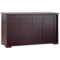 Costway Kitchen Storage Cabinet Sideboard Buffet Cupboard Wood Sliding Door Pantry - Brown - Alternate Views