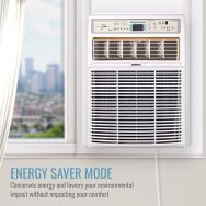Keystone - 450 Sq. Ft. 10,000 BTU Casement Window Air Conditioner - White - Alternate Views
