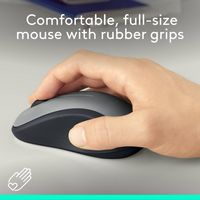 Logitech - M310 Wireless Optical Ambidextrous Mouse - Wireless - Silver - Alternate Views