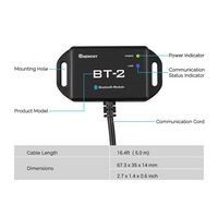 Renogy - BT-2 Bluetooth Module - Black - Alternate Views