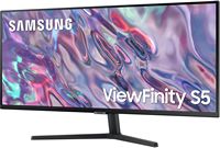 Samsung - 34” ViewFinity S5 Ultrawide QHD 100Hz AMD FreeSync Monitor with HDR10 (DisplayPort, HDM... - Alternate Views