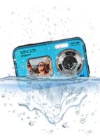 Minolta - Duo MN50WP 48.0 Megapixel Waterproof 5K Video Digital Camera with Dual LCD - Blue - Alternate Views