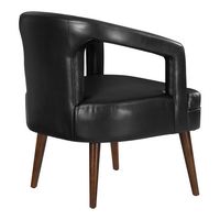 OSP Home Furnishings - Mason Accent Reception Chair - Black - Alternate Views