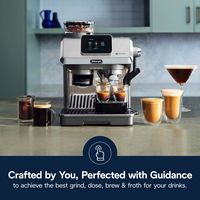 De'Longhi - La Specialista Touch Espresso Machine with Cold Brew & Automatic Frothing - Stainless... - Alternate Views