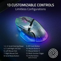 Razer - Basilisk V3 Pro 35K Optical Laser Gaming Mouse with HyperScroll Tilt Wheel - Wireless - P... - Alternate Views