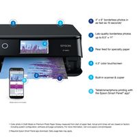 Epson - Expression Photo XP-8800 Wireless Color All-in-One Printer - Black - Alternate Views