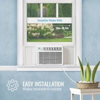 Keystone - 18,000 BTU 1000 Sq. Ft. 230V Window/Wall Air Conditioner with Follow Me LCD Remote Con... - Alternate Views