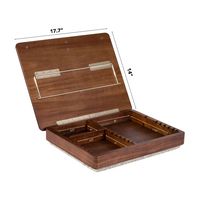 LapGear - Acacia Wood Easel Lap Desk with Storage (Fits up to 15