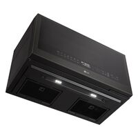 LG - 2.0 Cu. Ft. Over-the-Range Smart Microwave with Sensor Cooking and EasyClean - Black Stainle... - Alternate Views