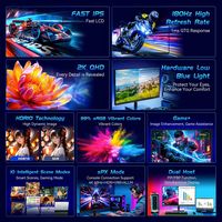 Titan-army - P27GR 27” Gaming Monitor, 1440p IPS 1ms GTG 2K QHD FreeSync 180Hz 99% sRGB with HDR1... - Alternate Views