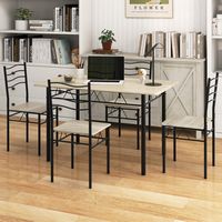 Costway 5 Piece Dining Table Set 29.5