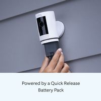 Ring - 2-Pack Outdoor Cam (Stick Up Cam) Indoor/Outdoor Wire Free 1080p Security Camera - White - Alternate Views