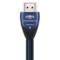 AudioQuest - ThunderBird 48 2.5' 4K-8K-10K 48Gbps HDMI Cable - Blue on Black - Alternate Views