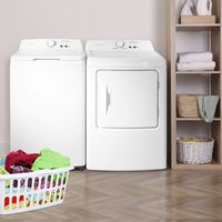 Insignia™ - 3.7 Cu. Ft. High Efficiency 12-Cycle Top-Loading Washer - White - Alternate Views