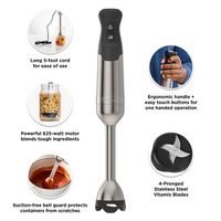 Vitamix - 5-Speed Immersion Blender - Stainless Steel - Alternate Views