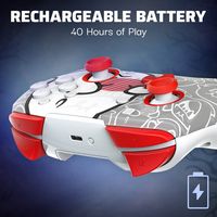 PDP - REMATCH GLOW Wireless Controller for Nintendo Switch™, Nintendo Switch™ Lite, & Nintendo Sw... - Alternate Views