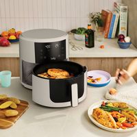 bella PRO - SmartCrisp 8-qt. Touchscreen Air Fryer - Oatmilk - Alternate Views