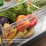 Whirlpool - 30 in. Wide 19.2 cu. ft. Top-Freezer Refrigerator with Total Coverage Cooling - Finge... - Alternate Views