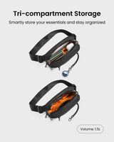 tomtoc - Aviator-T35 1.5L X-Pac Sling Bag with RFID Blocking, Minimalist Crossbody Bag Chest Shou... - Alternate Views