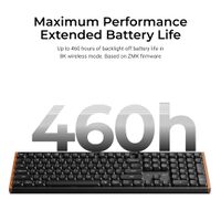 Keychron - K5 Ultra 8k 100% Custom POM Switch Mechanical Gaming Keyboard with Programmable ZMK La... - Alternate Views
