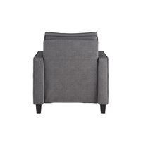 CorLiving - Georgia Fabric Accent Chair - Gray - Alternate Views