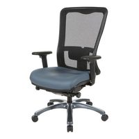 OSP Home Furnishings - ProGrid High Back Chair in Dillon - Blue - Alternate Views