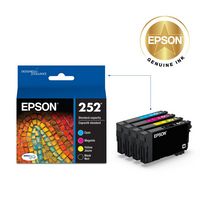 Epson - 252 4-Pack Ink Cartridges - Black/Cyan/Magenta/Yellow - Alternate Views