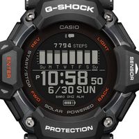 Casio - G-Shock Move 52mm Heart Rate + GPS Solar Assist Resin Strap Smartwatch - Black - Alternate Views