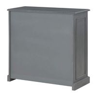 OSP Home Furnishings - Country Meadows 2-Shelf Bookcase - Plantation Grey - Alternate Views