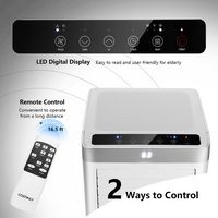 Costway 6450 BTU Portable Air Conditioner Cools up to 350 sq.ft 3-in-1 Air Cooler with Remote Con... - Alternate Views