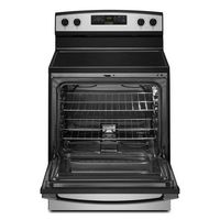 Amana - 4.8 Cu. Ft. Freestanding Electric Range - Stainless Steel - Alternate Views