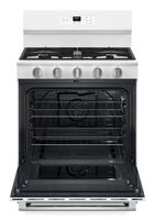 Maytag - 5.0 Cu. Ft. Freestanding Gas Range With No Preheat Air Fry and Air Baking - White - Alternate Views