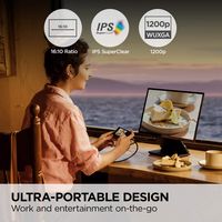 ViewSonic - VP1656 15.6'' IPS LCD FHD Portable Monitor (USB-C) - Black - Alternate Views
