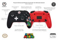 PowerA - Enhanced Wireless Controller for Nintendo Switch - Mario Mayhem - Alternate Views