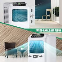 Costway 5500 BTU 3-in-1 Portable Air Conditioner Cools up to 250 sq. ft w/Built-in Dehumidifier a... - Alternate Views