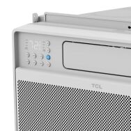 TCL - 350 Sq. Ft. 8,000 BTU Smart Inverter Window Air Conditioner - White - Alternate Views