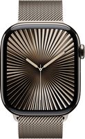 Apple Watch Series 10 (GPS+Cellular) 46mm Titanium Case with Natural Milanese Loop - M/L - Natura... - Alternate Views