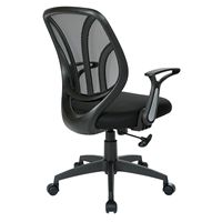 OSP Home Furnishings - Screen Back Adjustable Task Chair - Black - Alternate Views