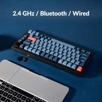 Keychron - V1 Max 75% Custom Wireless RGB Mechanical Keyboard with Programmable QMK/VIA Hot-Swapp... - Alternate Views