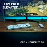 Logitech - G915 X LIGHTSPEED TKL Wireless Mechanical GL Brown Tactile Switch Gaming Keyboard for ... - Alternate Views