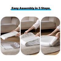 Cat Litter Ramp Step for Neakasa M1 and Other Litter Boxes - White - Alternate Views
