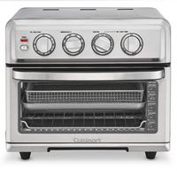 Cuisinart - 0.6 Cu. Ft. Air Fryer Toaster Oven with Grill - Stainless Steel - Alternate Views