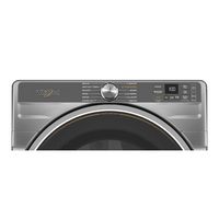 Whirlpool - 7.4 Cu. Ft. Stackable Smart Electric Dryer with Steam and Wrinkle Shield Option - Silver - Alternate Views