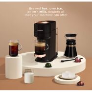 Nespresso - Vertuo Next Premium Coffee and Espresso Maker - Black Rose Gold - Alternate Views