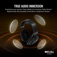 CORSAIR - HS80 MAX Wireless Gaming Headset for PC, PS5, PS4 - Steel Gray - Alternate Views