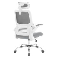 OSP Home Furnishings - Mesh Back Manager’s Chair with Flip Arms and 2-Way Adjustable Headrest - G... - Alternate Views