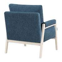 OSP Home Furnishings - Kade Wood Frame Armchair - Navy - Alternate Views