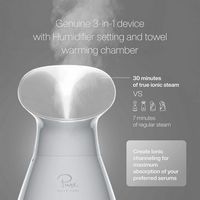 Pure Daily Care - Nano Ionic Facial Steamer with 5 Piece Skin Kit and Hyaluronic Serum - Silver - Alternate Views