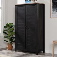 Sauder - Cottage Road Storage Cabinet - Raven Oak - Alternate Views